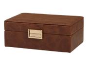 Caixa Maleta Decorativa Porta Objetos Retangular Multiuso Superfície material sintético Mesa Caixa Maleta Decorativa Porta Objetos Retangular Multiuso Superfície material sintético Mesa