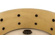Caixa Mapex Armory Dillinger Maple Walnut Stain over Figured Wood 14x5,5 com Aros Power Hoop