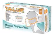 Caixa Máscara Cirúrgica Descartável Com Elástico Talge 50un