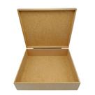 Caixa Mdf 35x30x10 Sem Fecho Com Dobradiças Para Decorar Presente Montagem Cestas Acabamento Liso