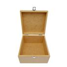 Caixa Mdf Cru 15x15x10 Cm Com Fecho Para Decorar Presente