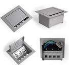 Caixa Mesa Pop3 Monobloco 2NBR20A /Usb A+C QM14321 QTMOV Cinza