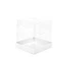 Caixa Mini Bolo Artcrystal Branco 12,5x12,5cm