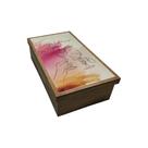 Caixa Mini Chandon Tampa de Sapato 1 Div Congratulation 22x16x8 Kit 3un Mdf Pintado Adesivado