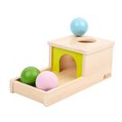 Caixa Montessori Object Permanence Adena com bandeja e 3 bolas