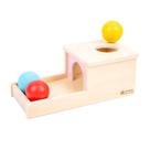 Caixa Montessori Object Permanence Adena com bandeja e 3 bolas