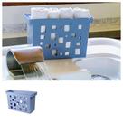 Caixa Multiuso Dellcolor 44X27Cm Plástico ul Claro- 137403