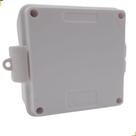 Caixa Multiuso IP66 cor branca vedada tranca cadeado 11x11Cm - Rohdina