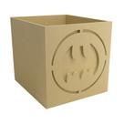 Caixa Organizador 3D Modelo Morcego 30x26x25 Mdf 6mm Madeira Caixa Organizador 3D Modelo Morcego 30x26x25 Mdf 6mm Madeira