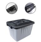 Caixa Organizador Container De Plástico Com Rodizio 54,5l