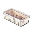 Caixa Organizador Tampa Hermética com Travas 30,5x7,5x16cm