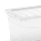 Caixa Organizadora 29 Litros Omni Box Curver Transparente Keter Caixa Organizadora 29 Litros Omni Box Curver Transparente Keter
