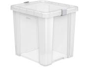Caixa Organizadora 42L Transparente Basic