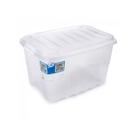 Caixa organizadora box alta cristal 19,8L 2890 - Plasútil Caixa organizadora box alta cristal 19,8L 2890 - Plasútil