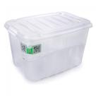 Caixa organizadora box alta cristal 2759 29L Plasútil - Plasutil