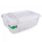 Caixa organizadora box baixa cristal 38L 2773 - Plasútil Caixa organizadora box baixa cristal 38L 2773 - Plasútil