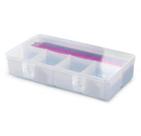 Caixa Organizadora Box Retangular Com 5 Divisórias 20 Cm