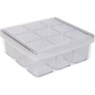 Caixa Organizadora C/09 Divisorias Cristal