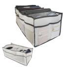 Caixa Organizadora Colmeia Comoda Armario Guarda Roupa Camisa Blusa Short Roupa Intima Multiuso Dobravel Resistente Armazenamento