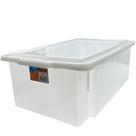 Caixa organizadora com tampa 24,5l 0530 multiuso resistente prática 33,6x18,4x53,3cm