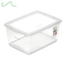 Caixa Organizadora Com Tampa De Plástico Cristal Ordene 7,5L