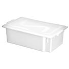 Caixa Organizadora Com Tampa Empilhável BPA Free 17 L Branca Caixa Organizadora Com Tampa Empilhável BPA Free 17 L Branca