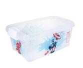 Caixa organizadora com travas Avengers Marvel 4,2 litros Plasutil