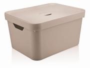 Caixa Organizadora Cube Bege 32L - Ou