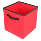 Caixa organizadora de 28x30x28- Vermelho