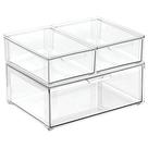 Caixa organizadora de armazenamento MDesign Lumiere com gaveta frontal Caixa organizadora de armazenamento MDesign Lumiere com gaveta frontal