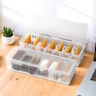 Caixa organizadora de cabos PAVSTINE Clear Plastic 30x10x7cm, pacote com 2