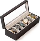 Caixa organizadora de relógios CASE ELEGANCE Solid Espresso Wood