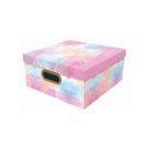 Caixa Organizadora Dello 35x35x16cm Tie Dye SunnyDay Sun