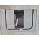 Caixa Organizadora Dobrável 66L com Tampa e Zíper Ideal Armazenar Roupas Edredons Toalhas e Closet 66L com Visor