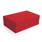 Caixa Organizadora Dobrável com Imã para Presente na Cor Vermelho 24,5x17,5x8cm Caixa Organizadora Dobrável com Imã para Presente na Cor Vermelho 24,5x17,5x8cm