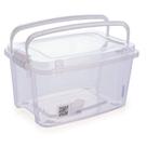 Caixa organizadora Gran Box alta com alça e trava - Cristal - 10,7L 8415 - Plasútil Caixa organizadora Gran Box alta com alça e trava - Cristal - 10,7L 8415 - Plasútil