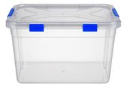 Caixa Organizadora Multiuso 56l Plástica Transparente