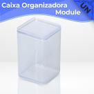 Caixa Organizadora Multiuso Alta de Acrílico A2 Paramount Para Objetos Pequenos Module