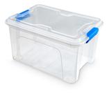 Caixa Organizadora Multiuso C/ Trava 20 L Transparente