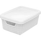 Caixa Organizadora Multiuso Juta Com Tampa 1,8 Litros - Jaguar