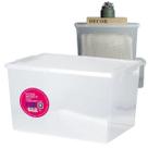 Caixa Organizadora Multiuso Up - 138 Litros Cor Transparente