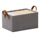 Caixa organizadora organiz tecido com armação metal 47x28x20cm Caixa organizadora organiz tecido com armação metal 47x28x20cm