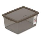 Caixa Organizadora Plástica Camurça 7,5L My Closet Ordene