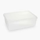 Caixa Organizadora Plástica Retangular 3,5L com Tampa Plasvale Brinquedos Closet