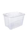 Caixa Organizadora Plasútil Alta Cristal 56l