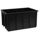 Caixa Organizadora Preta 130 Litros LAR PLASTICOS-14532 Caixa Organizadora Preta 130 Litros LAR PLASTICOS-14532
