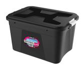 Caixa Organizadora Preta 56 Litros c/ Travas PP 0413 Uninjet Caixa Organizadora Preta 56 Litros c/ Travas PP 0413 Uninjet