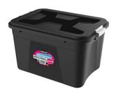 Caixa Organizadora Preta 56 Litros c/ Travas PP Uninjet Caixa Organizadora Preta 56 Litros c/ Travas PP Uninjet