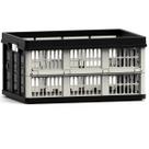 Caixa Organizadora Retratil Dobravel Empilhavel Ideal para Organizar Armarios Garagem Lavanderia Quartinho 45L 30Kg