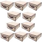 Caixa organizadora rígida casita com tampa 28x30x15cm 10un